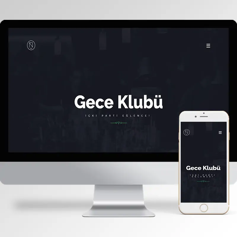 Gece Kulübü Hazır Web Sitesi Yazılımı 8